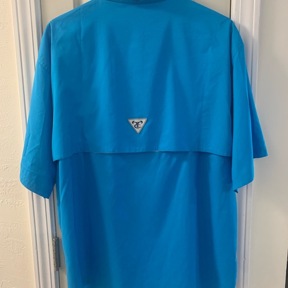 Blue Fishing Shirt sz Lg True Timber Bass Pro - Picture 5 of 6